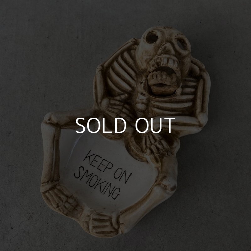 画像5: VINTAGE SKULL ヴィンテージ スカル アッシュトレイ / ドクロ 骸骨 顎 灰皿 陶器 輸出用