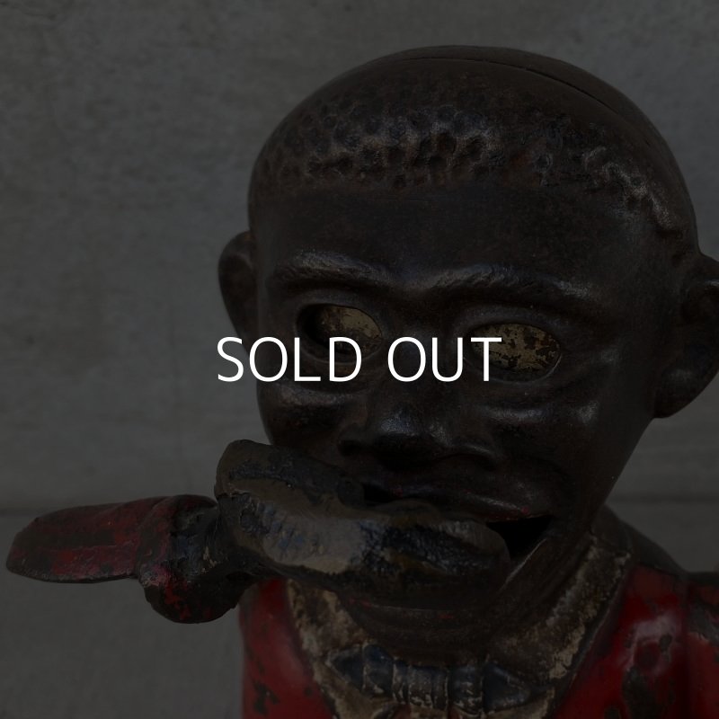 画像7: VINTAGE ANTIQUE JOLLY BANK ヴィンテージ アンティーク ジョリーバンク メカニカルバンク 貯金箱 アメリカ / 鋳物 キャストアイアン コレクタブル