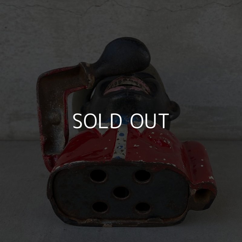 画像5: VINTAGE ANTIQUE JOLLY BANK ヴィンテージ アンティーク ジョリーバンク メカニカルバンク アメリカ / 帽子 ハット 貯金箱 鋳物 キャストアイアン コレクタブル