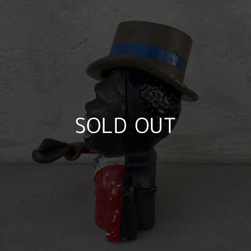 画像4: VINTAGE ANTIQUE JOLLY BANK ヴィンテージ アンティーク ジョリーバンク メカニカルバンク アメリカ / 帽子 ハット 貯金箱 鋳物 キャストアイアン コレクタブル