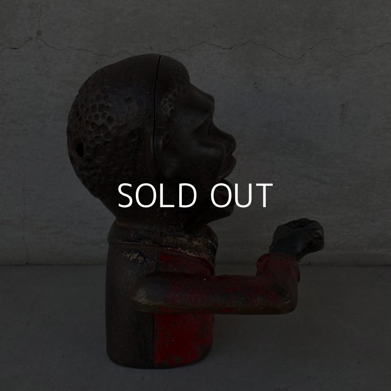 画像3: VINTAGE ANTIQUE JOLLY BANK ヴィンテージ アンティーク ジョリーバンク メカニカルバンク 貯金箱 アメリカ / 鋳物 キャストアイアン コレクタブル