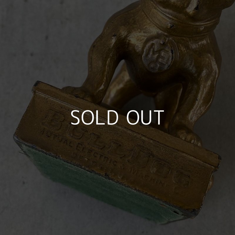 画像7: VINTAGE BULLDOG ELECTRIC OBJET ヴィンテージ ブルドッグ エレクトリック ペーパーウエイト オブジェ / アメリカ 鋳物 企業物 販促 ノベルティー