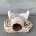 画像2: VINTAGE SKULL ヴィンテージ スカル アッシュトレイ / ドクロ 骸骨 顎 灰皿 陶器 輸出用 (2)