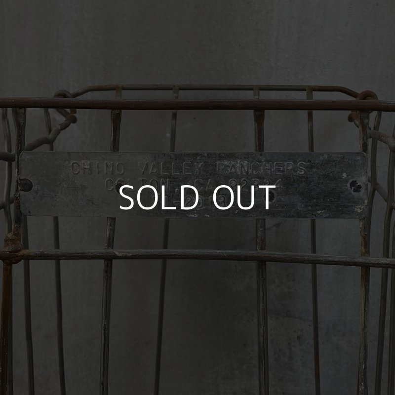 画像6: VINTAGE ヴィンテージ ワイヤーバスケット アイアン / アメリカ インダストリアル ガレージ 収納 什器 (5)