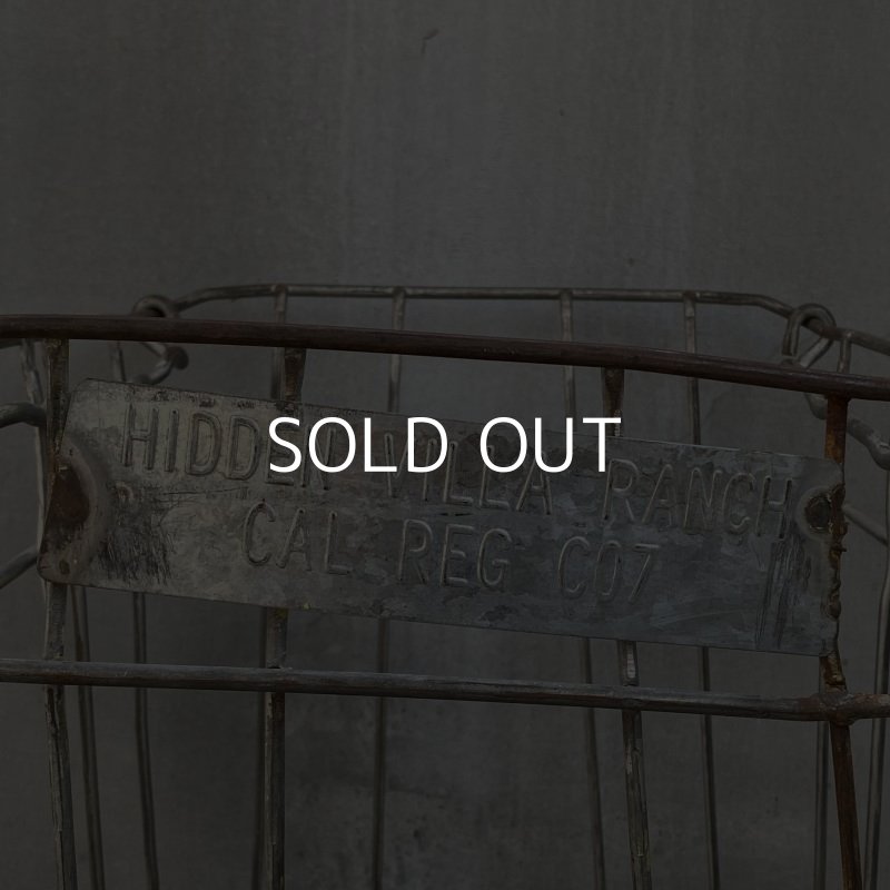 画像6: VINTAGE ヴィンテージ ワイヤーバスケット アイアン / アメリカ インダストリアル ガレージ 収納 什器 (4)