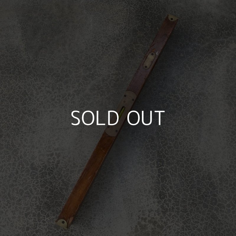 画像4: ヴィンテージ 木製 KEEN KUTTER 水平器 / アメリカ 大工 道具 工具 ガレージ ディスプレイ