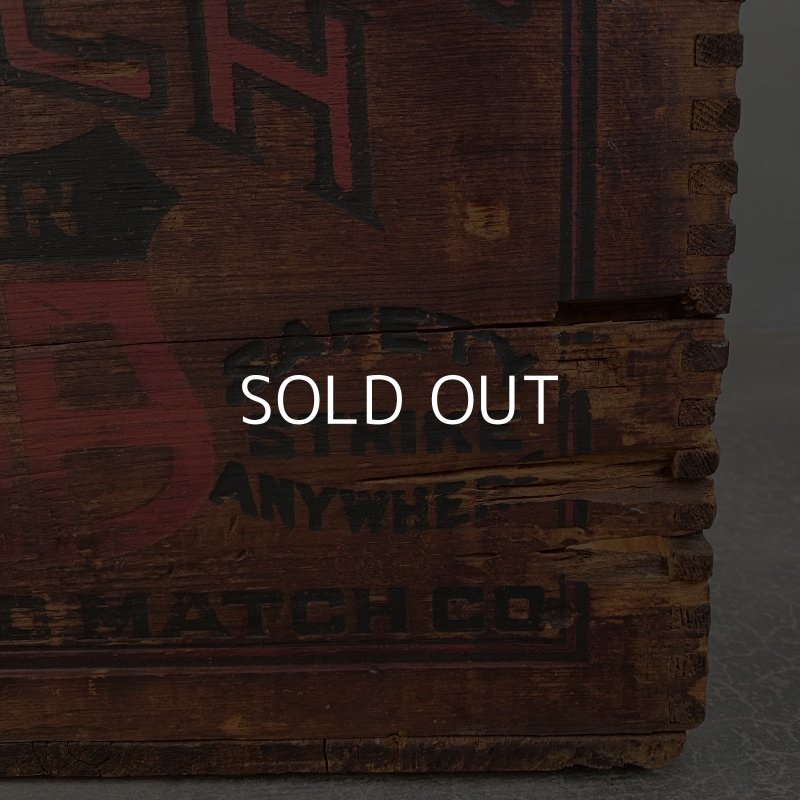 画像8: VINTAGE DIAMOND MATCH CO ヴィンテージ ウッドボックス 木箱 / アメリカ ディスプレイ 収納 箱 什器