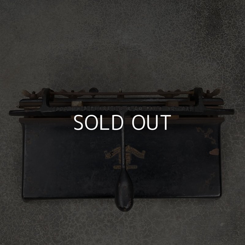 画像5: VINTAGE STANDARD PUNCH ヴィンテージ アイアン 穴あけパンチ / US INDUSTRIAL STATIONERY アメリカ アイアン 工業用 文房具