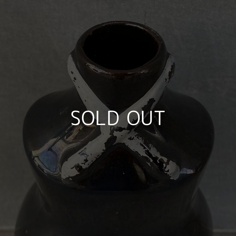 画像6: VINTAGE SKULL POISON BOTTLE ヴィンテージ スカル ポイズンボトル デカンタ 陶器 / コレクタブル ドクロ 骸骨 輸出用 BAR JAPAN