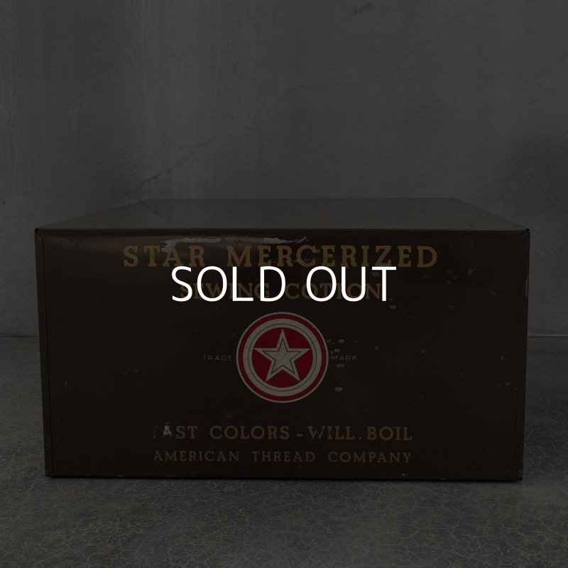 画像3: VINTAGE STAR MERCERIZED ヴィンテージ アメリカ 糸 キャビネット / 什器 棚 店舗 アドバタイジング