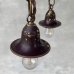 画像5: VINTAGE ANTIQUE LAMP ヴィンテージ アンティーク シャンデリア ランプ アメリカ / インダストリアル コレクタブル ペンダントランプ シーリングランプ 吊り下げランプ 照明