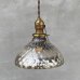 画像1: VINTAGE ANTIQUE MERCURY GLASS SHADE HUBBELL ヴィンテージ アンティーク マーキュリーグラス シェード ランプ アメリカ / インダストリアル コレクタブル ペンダントランプ シーリングランプ 吊り下げランプ 照明 (1)