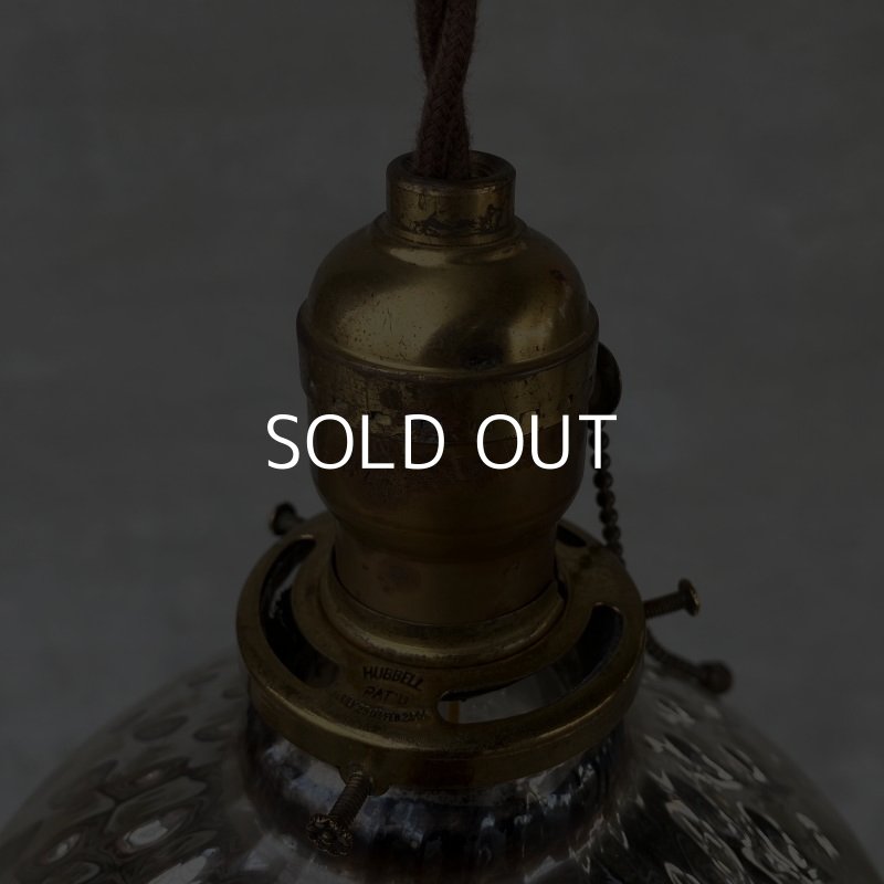 画像5: VINTAGE ANTIQUE MERCURY GLASS SHADE HUBBELL ヴィンテージ アンティーク マーキュリーグラス シェード ランプ アメリカ / インダストリアル コレクタブル ペンダントランプ シーリングランプ 吊り下げランプ 照明