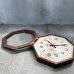 画像10: VINTAGE ANTIQUE NEW HEAVEN CLOCK CO.  WALL CLOCK ヴィンテージ アンティーク ウォールクロック / アメリカ 掛け時計 インダストリアル 八角形 木製