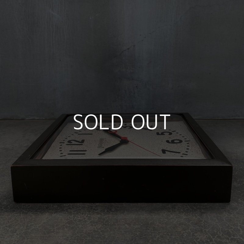 画像5: VINTAGE ANTIQUE INGRAHAM WALL CLOCK ヴィンテージ アンティーク ウォールクロック / アメリカ 掛け時計 インダストリアル 正方形 木製