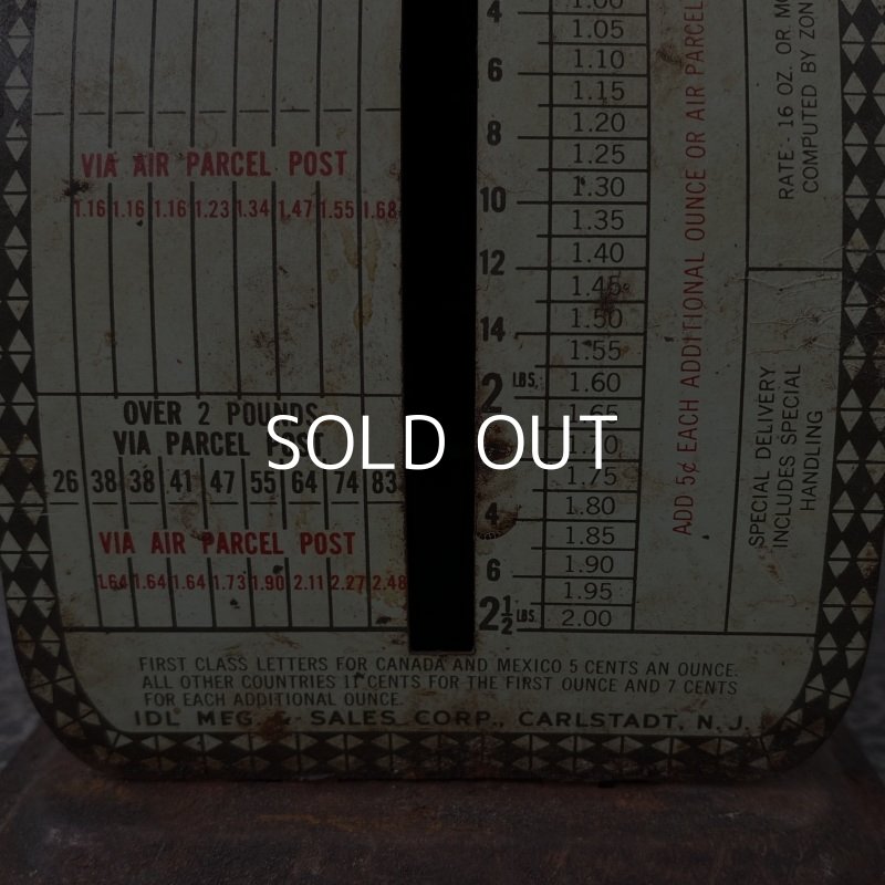 画像9: VINTAGE IDL DLUXE MODERN POSTAL SCALE ヴィンテージ ポスタルスケール / アメリカ 量り 秤 郵便局 オブジェ インダストリアル