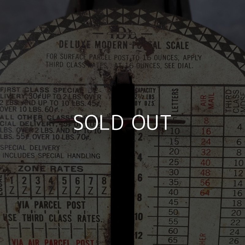 画像8: VINTAGE IDL DLUXE MODERN POSTAL SCALE ヴィンテージ ポスタルスケール / アメリカ 量り 秤 郵便局 オブジェ インダストリアル