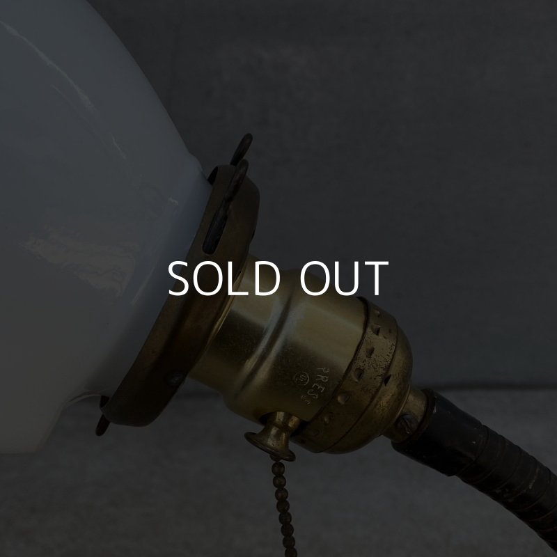 画像6: VINTAGE DESKLAMP ヴィンテージ デスクランプ スタンドランプ 卓上ライト アメリカ / インダストリアル ミルクガラス 照明