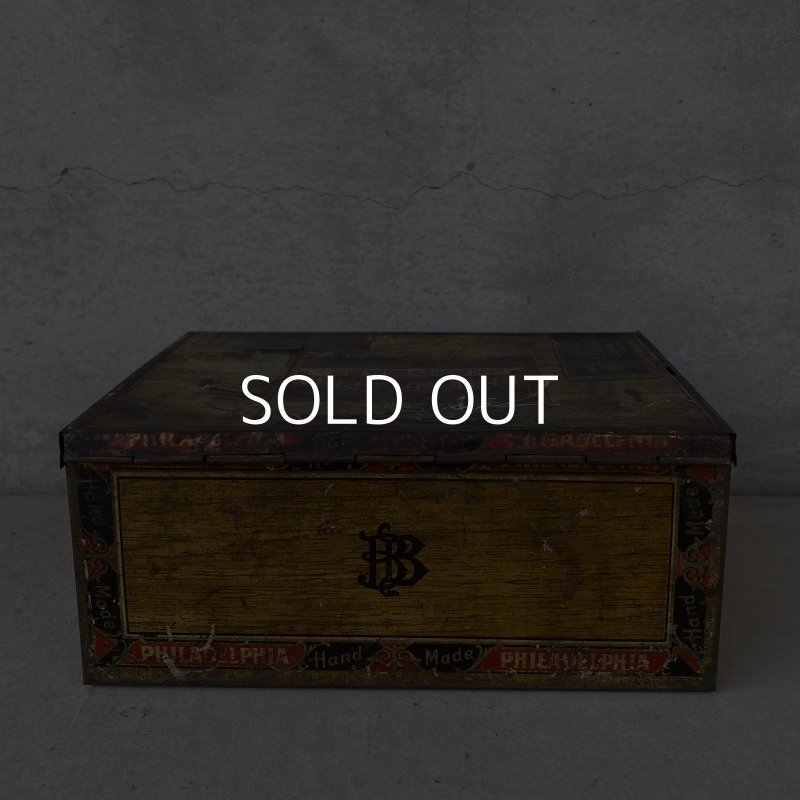 画像3: VINTAGE ANTIQUE CIGAR TIN PHILADELPHIA HANDMADE PERFECTO ヴィンテージ たばこ アメリカ / コレクタブル 煙草 缶 BOX