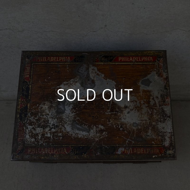 画像7: VINTAGE ANTIQUE CIGAR TIN PHILADELPHIA HANDMADE PERFECTO ヴィンテージ たばこ アメリカ / コレクタブル 煙草 缶 BOX