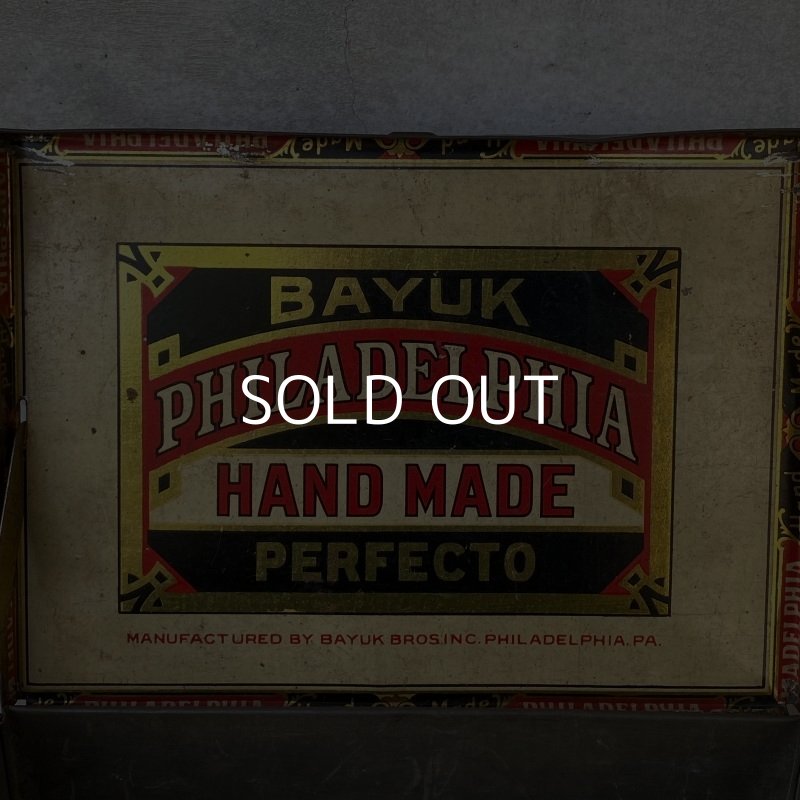 画像9: VINTAGE ANTIQUE CIGAR TIN PHILADELPHIA HANDMADE PERFECTO ヴィンテージ たばこ アメリカ / コレクタブル 煙草 缶 BOX