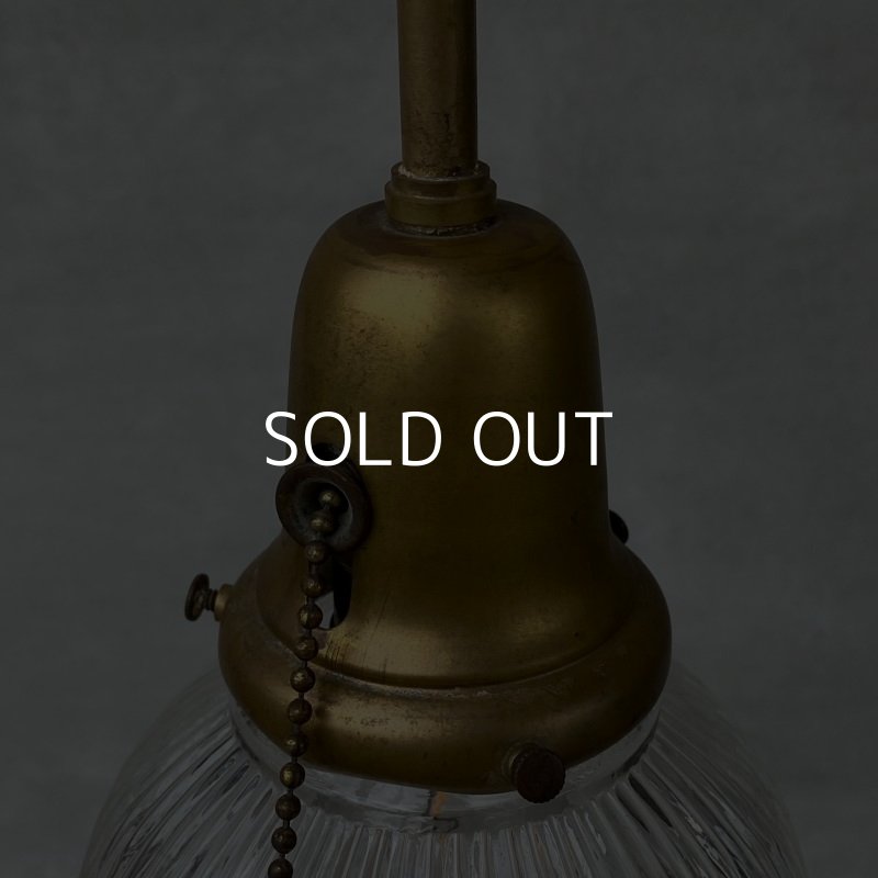 画像3: VINTAGE ANTIQUE LAMP ヴィンテージ アンティーク ランプ アメリカ / インダストリアル コレクタブル ペンダントランプ シーリングランプ 吊り下げランプ ガラスシェード 天井照明