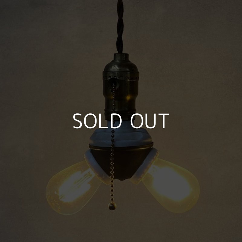 画像8: VINTAGE ANTIQUE BENJAMIN LAMP ヴィンテージ アンティーク ベンジャミンソケットランプ アメリカ / インダストリアル コレクタブル シーリングランプ ペンダントランプ 照明