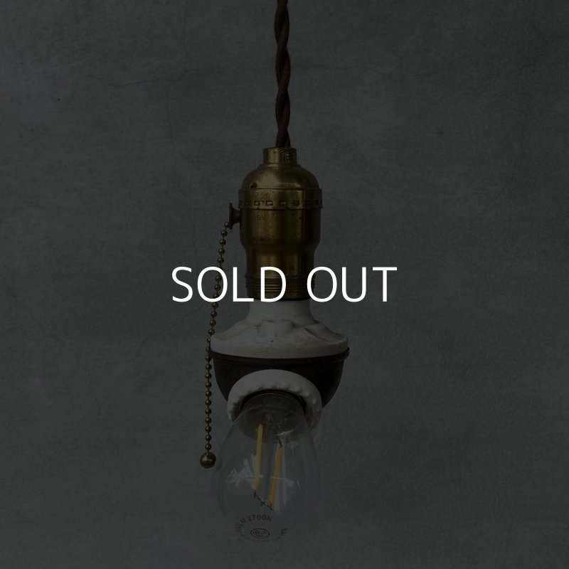 画像3: VINTAGE ANTIQUE BENJAMIN LAMP ヴィンテージ アンティーク ベンジャミンソケットランプ アメリカ / インダストリアル コレクタブル シーリングランプ ペンダントランプ 照明