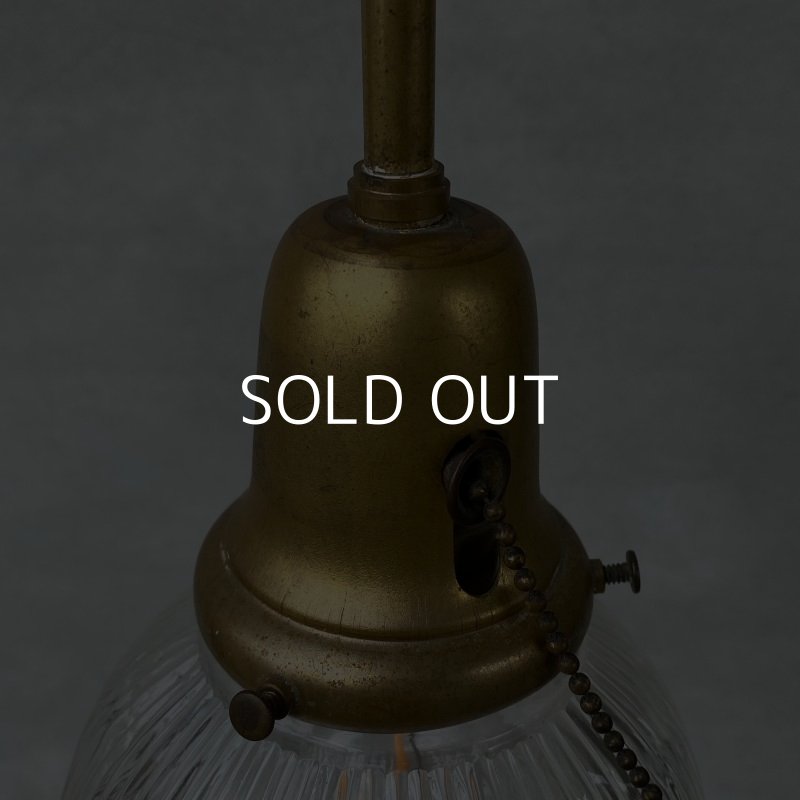 画像3: VINTAGE ANTIQUE LAMP ヴィンテージ アンティーク ランプ アメリカ / インダストリアル コレクタブル ペンダントランプ シーリングランプ 吊り下げランプ ガラスシェード 天井照明