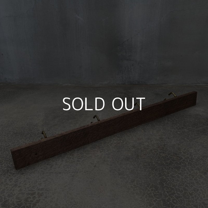 画像3: RUST LEATHER ラストレザー オリジナル ウォールフック 壁掛けフック コートハンガー ウォーク ヴィンテージフック 真鍮