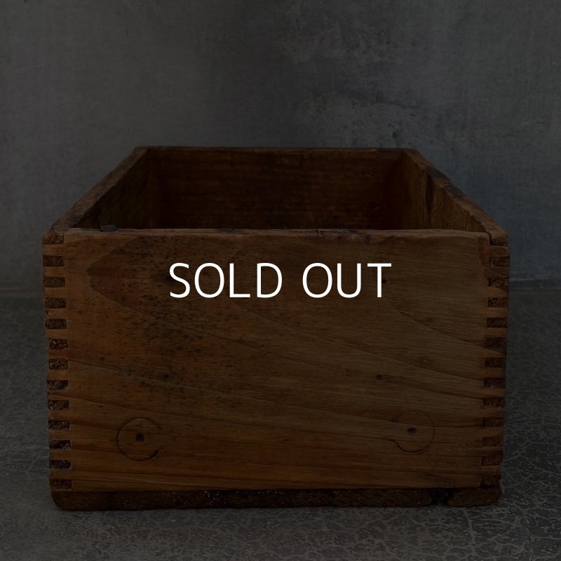 画像3: VINTAGE ANTIQUE PHOENIX MFG CO. TOE CALKS ヴィンテージ ウッドボックス 木箱 アメリカ / インテリア 収納 店舗什器