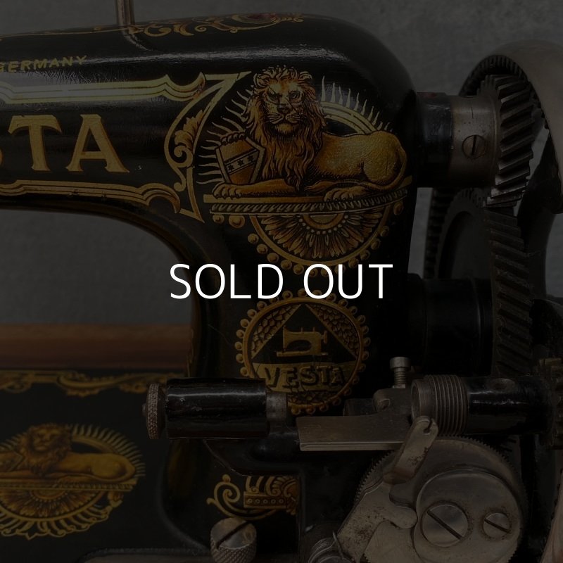 画像7: VINTAGE ANTIQUE VESTA SEWINGMACHINE ヴィンテージ アンティーク 手回しミシン ドイツ / インテリア オブジェ 店舗什器