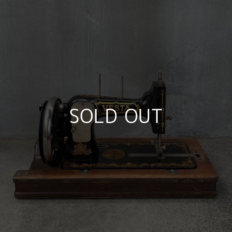 画像3: VINTAGE ANTIQUE VESTA SEWINGMACHINE ヴィンテージ アンティーク 手回しミシン ドイツ / インテリア オブジェ 店舗什器