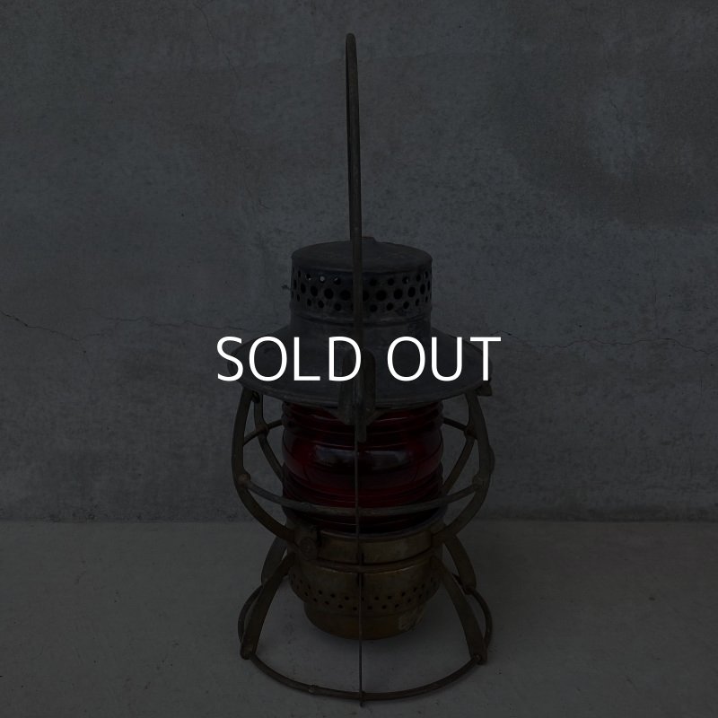 画像4: VINTAGE ANTIQUE DRESSEL RAILROAD LANTERN ヴィンテージ アンティーク ドレッセル レイルロード ランタン オイルランプ アメリカ / キャンプ アウトドア 赤ホヤ