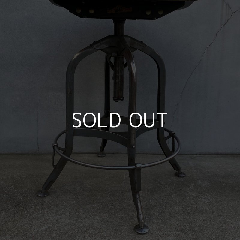 画像8: VINTAGE ANTIQUE TOLEDO ヴィンテージ アンティーク トレド ドラフティングチェア 椅子 アメリカ / インダストリアル ウッド 家具 木製 店舗 什器