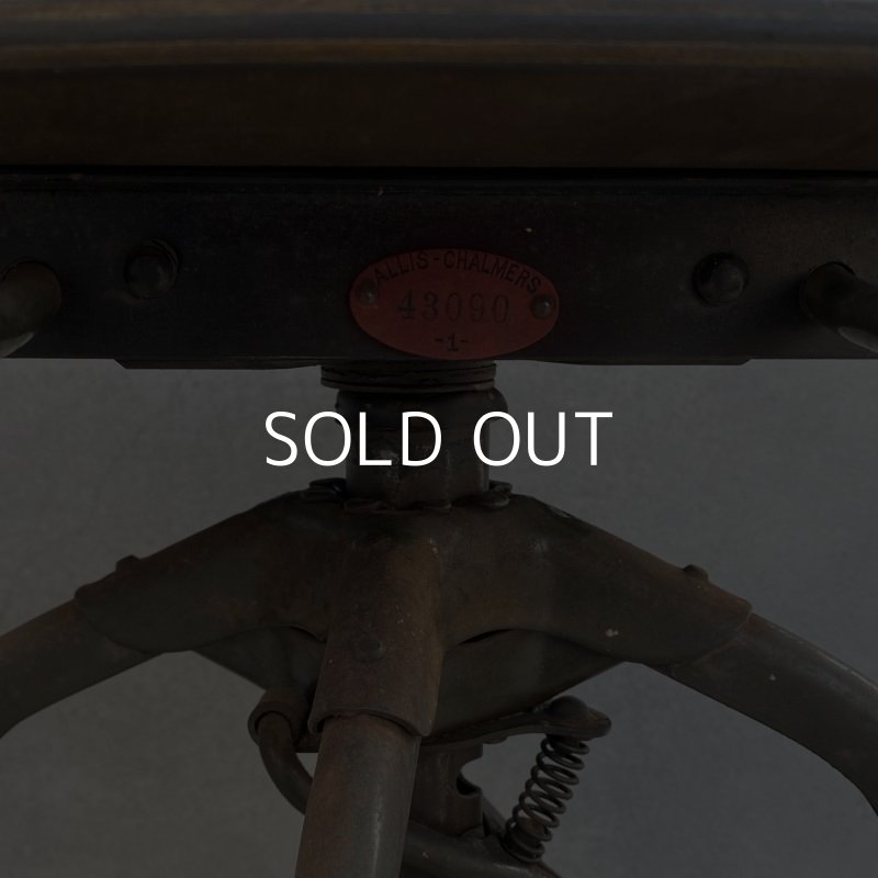 画像10: VINTAGE ANTIQUE TOLEDO ヴィンテージ アンティーク トレド ドラフティングチェア 椅子 アメリカ / インダストリアル ウッド 家具 木製 店舗 什器