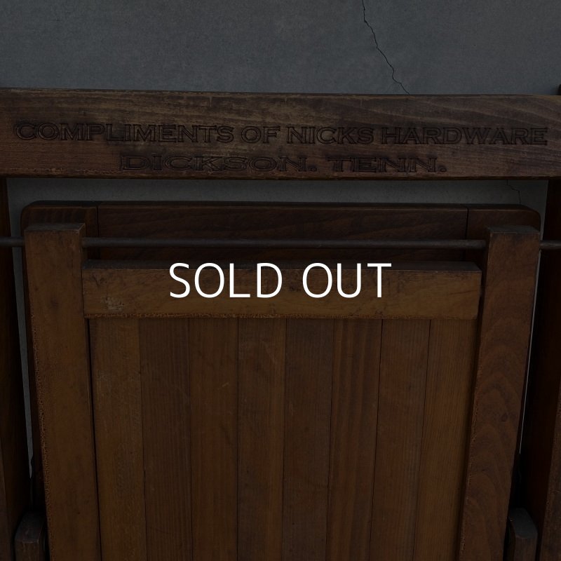 画像8: VINTAGE W.R.CASE & SONS CUTLERY CO. FOLDING CHAIR ヴィンテージ アンティーク フォールディングチェア 折り畳み椅子 アメリカ / インダストリアル ウッド 木製 家具 店舗 什器