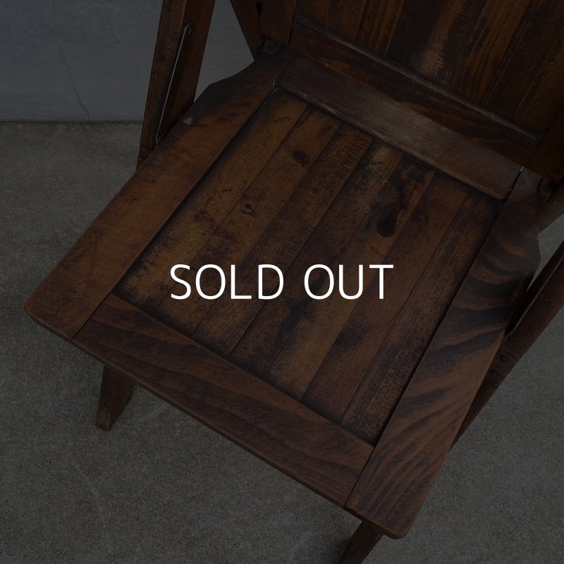 画像6: VINTAGE W.R.CASE & SONS CUTLERY CO. FOLDING CHAIR ヴィンテージ アンティーク フォールディングチェア 折り畳み椅子 アメリカ / インダストリアル ウッド 木製 家具 店舗 什器