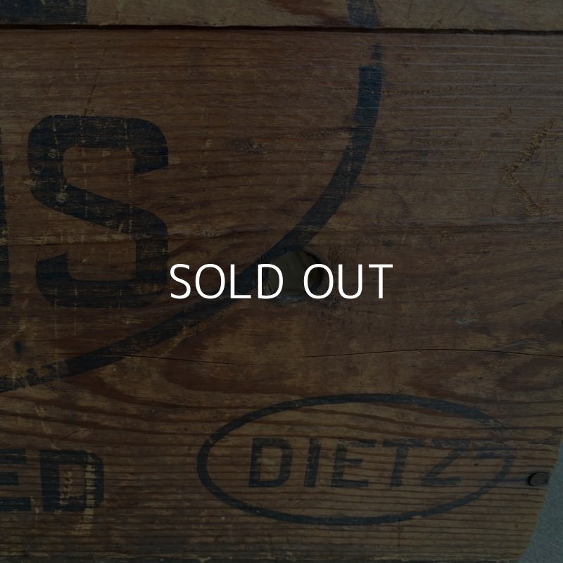 画像9: VINTAGE ANTIQUE DIETZ WOODBOX ヴィンテージ アンティーク デイツ ウッドボックス 木箱 アメリカ / ランタン キャンプ 収納 店舗什器 