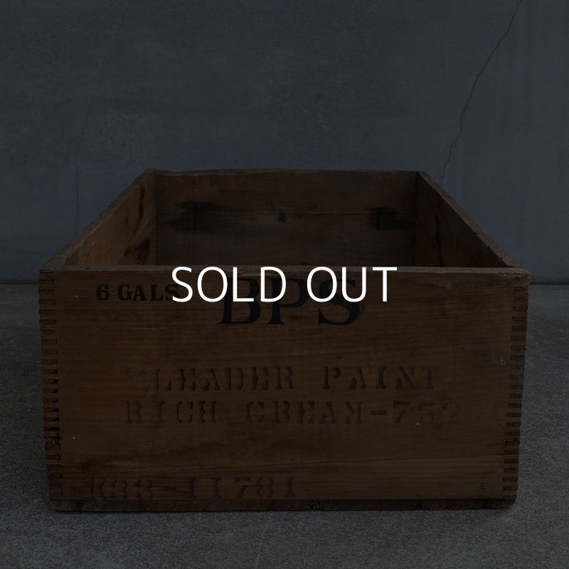 画像3: VINTAGE ANTIQUE BPS WOODBOX ヴィンテージ アンティーク ウッドボックス 木箱 アメリカ / インダストリアル コレクタブル ディスプレイ 収納 店舗 什器 USA