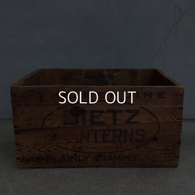 画像5: VINTAGE ANTIQUE DIETZ WOODBOX ヴィンテージ アンティーク デイツ ウッドボックス 木箱 アメリカ / ランタン キャンプ 収納 店舗什器 