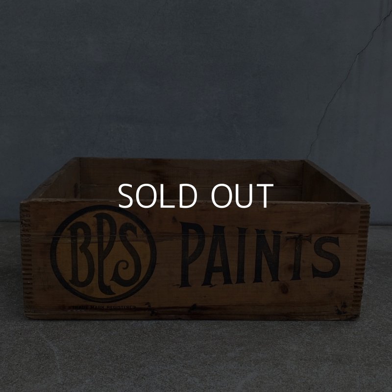 画像5: VINTAGE ANTIQUE BPS WOODBOX ヴィンテージ アンティーク ウッドボックス 木箱 アメリカ / インダストリアル コレクタブル ディスプレイ 収納 店舗 什器 USA