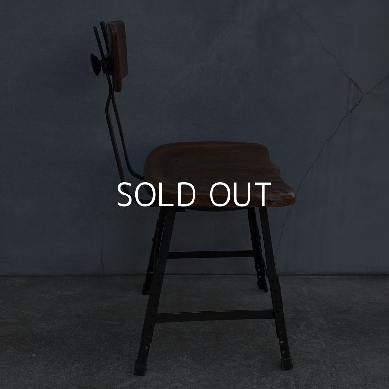 画像4: VINTAGE ANTIQUE ヴィンテージ アンティーク 椅子 アメリカ / チェア インダストリアル ウッド 家具 木製 店舗 什器 USA