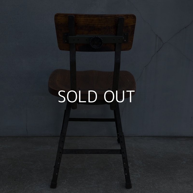 画像3: VINTAGE ANTIQUE ヴィンテージ アンティーク 椅子 アメリカ / チェア インダストリアル ウッド 家具 木製 店舗 什器 USA