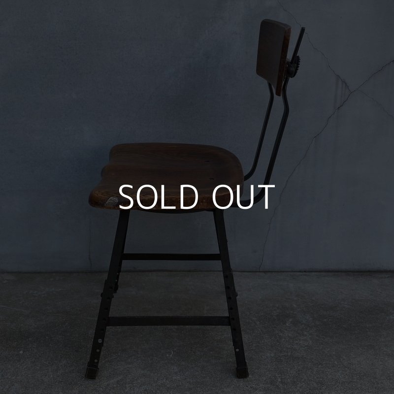 画像5: VINTAGE ANTIQUE ヴィンテージ アンティーク 椅子 アメリカ / チェア インダストリアル ウッド 家具 木製 店舗 什器 USA