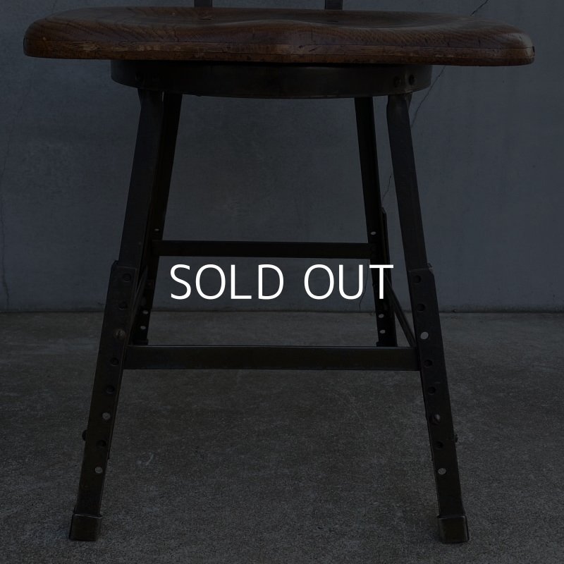 画像8: VINTAGE ANTIQUE ヴィンテージ アンティーク 椅子 アメリカ / チェア インダストリアル ウッド 家具 木製 店舗 什器 USA