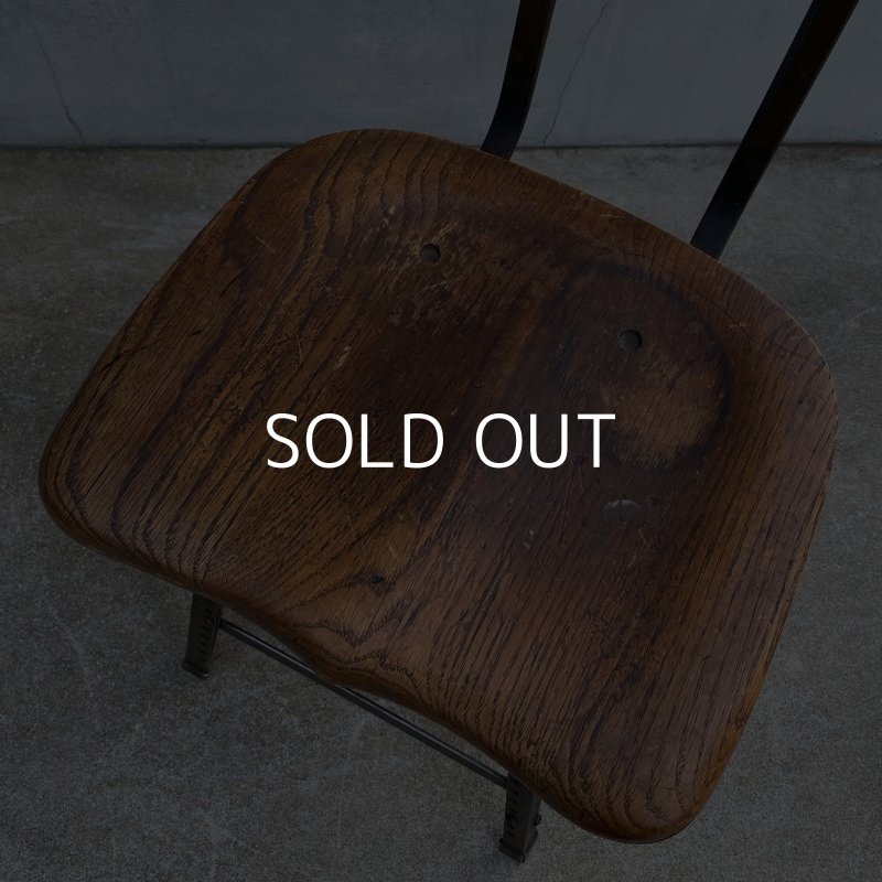 画像6: VINTAGE ANTIQUE ヴィンテージ アンティーク 椅子 アメリカ / チェア インダストリアル ウッド 家具 木製 店舗 什器 USA