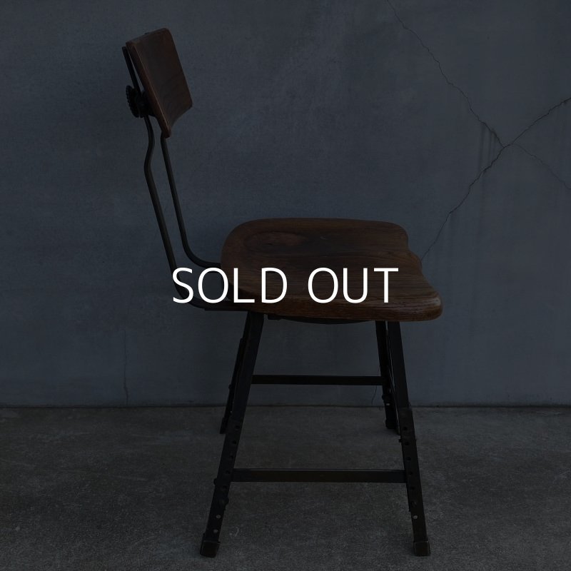 画像3: VINTAGE ANTIQUE ヴィンテージ アンティーク 椅子 アメリカ / チェア インダストリアル ウッド 家具 木製 店舗 什器 USA