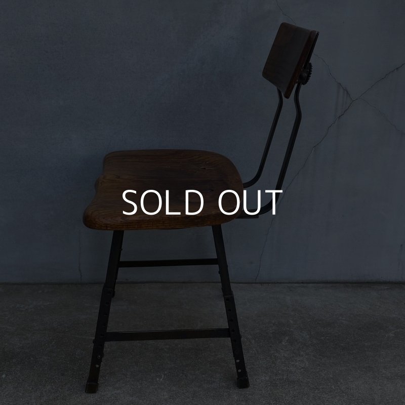 画像4: VINTAGE ANTIQUE ヴィンテージ アンティーク 椅子 アメリカ / チェア インダストリアル ウッド 家具 木製 店舗 什器 USA