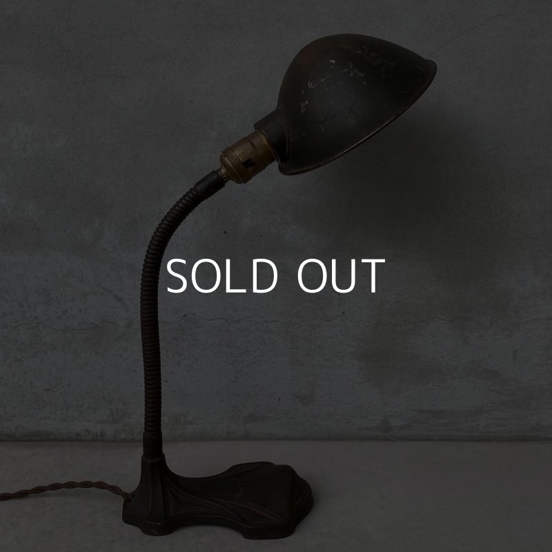 画像3: VINTAGE DESKLAMP ヴィンテージ デスクランプ デスクライト スタンドライト 卓上ライト アメリカ / インダストリアル グースネック 照明 工業用 USA